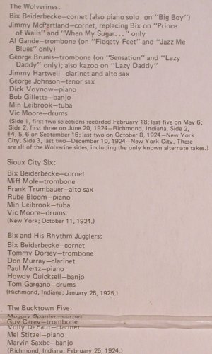 Beiderbecke,Bix a.t.Chicago Cornets: Same, Foc, vg+/vg+, Milestone (2C 178-96.411), F, 1975 Typ: 2LP Best.-Nr.: Y8050 Preis: 6,00 Euro