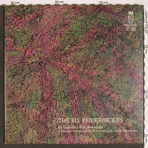 Beiderbecke,Bix: 22 Legendary First Recordings, Foc, King of Jazz (NLJ-18013/014), I Typ: LP Best.-Nr.: Y8059 Preis: 7,50 Euro