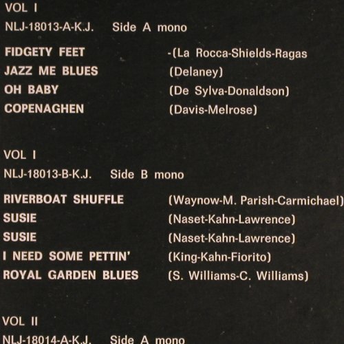 Beiderbecke,Bix: 22 Legendary First Recordings, Foc, King of Jazz (NLJ-18013/014), I Typ: LP Best.-Nr.: Y8059 Preis: 7,50 Euro
