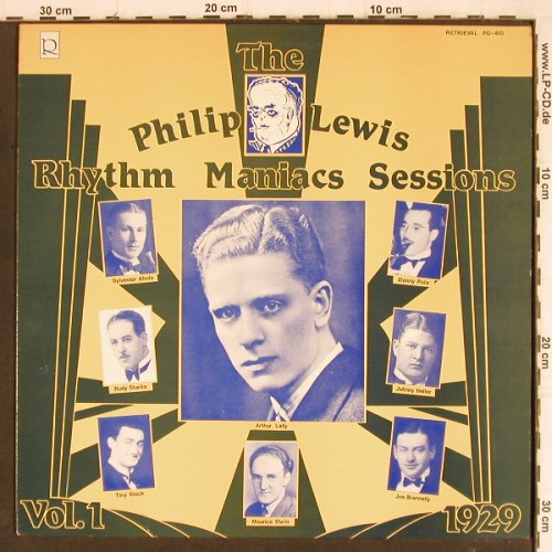 Lewis,Philip: Rhythm Maniacs Session Vol.1,1929, Retrieval(FG-410), UK, 1987 - LP - Y8098 - 9,00 Euro