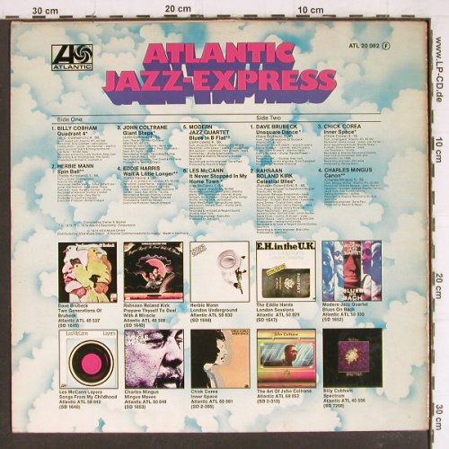 V.A.Atlantic Jazz Express: Billy Cobham... Charles Mingus, Atlantic(ATL 20 082), D, m-/vg+, 1974 - LP - Y8125 - 6,00 Euro