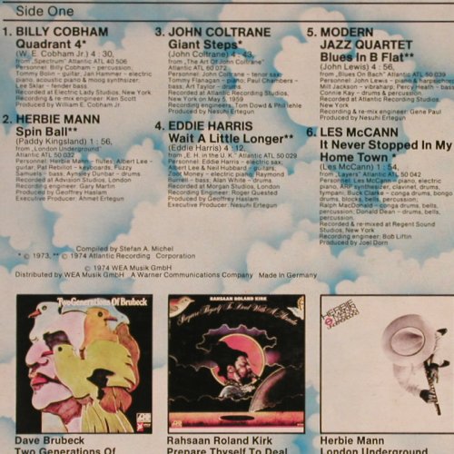 V.A.Atlantic Jazz Express: Billy Cobham... Charles Mingus, Atlantic(ATL 20 082), D, m-/vg+, 1974 - LP - Y8125 - 6,00 Euro
