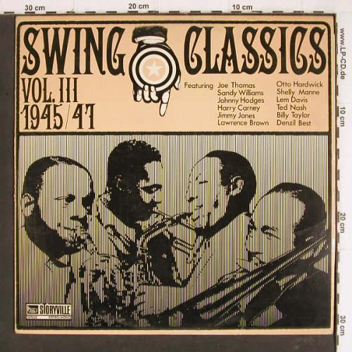 V.A.Swing Classics Vol.3, 1945-47: Sandy Williams Big Eight...,vg+/vg+, Storyville(SLP 808), UK,  - LP - Y8155 - 5,00 Euro