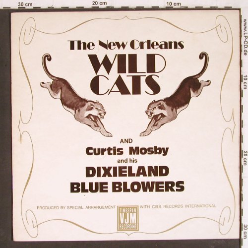 New Orleans Wild Cats/Curtis Mosby: &Dixieland Blue Blowers, VJM(VLP 38), UK, Ri, 1974 - LP - Y8156 - 7,50 Euro