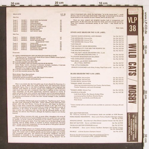 New Orleans Wild Cats/Curtis Mosby: &Dixieland Blue Blowers, VJM(VLP 38), UK, Ri, 1974 - LP - Y8156 - 7,50 Euro
