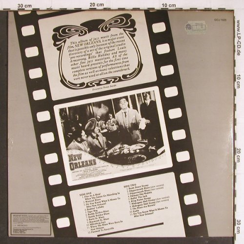 Armstrong,Louis / Billie Holiday: New Orleans, Soundtrack,Foc, Giants Of Jazz (GOJ 1025), UK, m-/vg+, 1983 Typ: LP Best.-Nr.: Y8217 Preis: 6,00 Euro