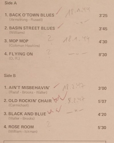 Armstrong,Louis: The Immortal Live Sessions1944/1947, Musidisc, woc (30 JA 5102), F, vg+/vg+ Typ: LP Best.-Nr.: Y8220 Preis: 5,00 Euro