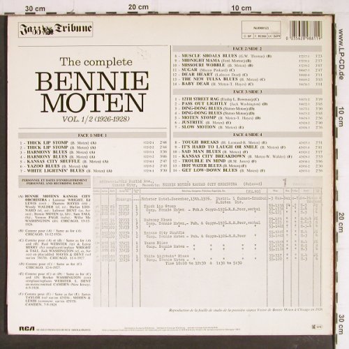 Moten,Bennie: Complete Vol.1/2(1926-1928), Foc, RCA(NL89881(2)), D, 1979 - 2LP - Y8224 - 9,00 Euro