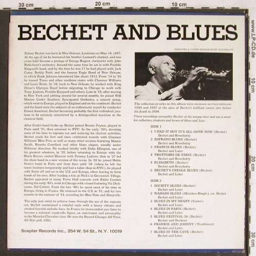 Bechet,Sidney: Bechet and Blues, Scepter (SPX 537), US, 1966 Typ: LP Best.-Nr.: Y8229 Preis: 7,50 Euro