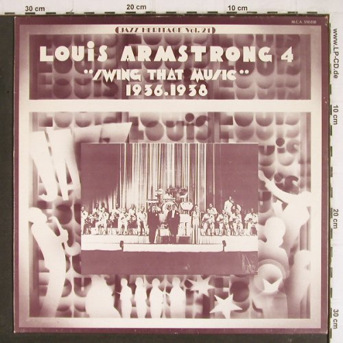 Armstrong,Louis: Swing That Music(4), 1936-1938, MCA (MCA 510.038), F, 1974 Typ: LP Best.-Nr.: Y8234 Preis: 7,50 Euro