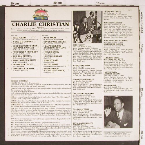 Christian,Charlie: Same, Giants Of Jazz (LPJT 13), I, woc, 1984 Typ: LP Best.-Nr.: Y8256 Preis: 7,50 Euro