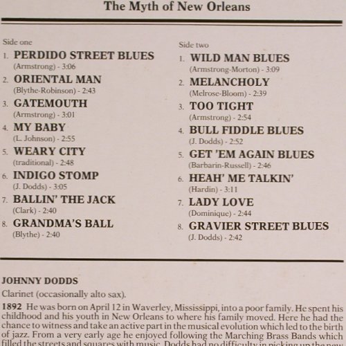 Dodds,Johnny: The Myth Of New Orleans, Giants Of Jazz (LPJT 47), I, 1986 Typ: LP Best.-Nr.: Y8259 Preis: 6,00 Euro