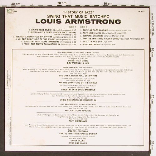 Armstrong,Louis: Same-Original Recordings 1936-1939, Joker (SM 3052), I, 1971 Typ: LP Best.-Nr.: Y8269 Preis: 6,00 Euro