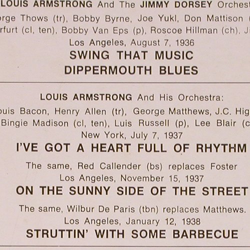 Armstrong,Louis: Same-Original Recordings 1936-1939, Joker (SM 3052), I, 1971 Typ: LP Best.-Nr.: Y8269 Preis: 6,00 Euro