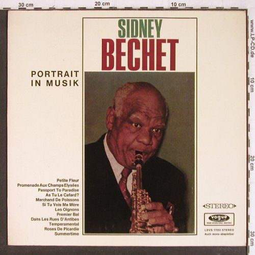 Bechet,Sidney: Portrait in Musik, Vogue (LDVS 17053), D, 1965 Typ: LP Best.-Nr.: Y8271 Preis: 7,50 Euro