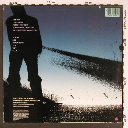 Duke,George: Thief In The Night, Elektra (60398-1), US, co, 1985 Typ: LP Best.-Nr.: Y8276 Preis: 5,00 Euro