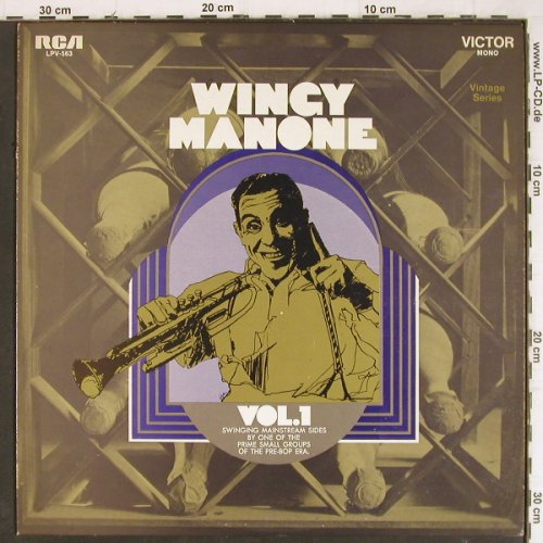 Manone,Wingy: Vol.1, Muster-Stol&Stol,Laufzettel, RCA Victor(LPV-563), US, Mono, 1969 - LP - Y8290 - 9,00 Euro