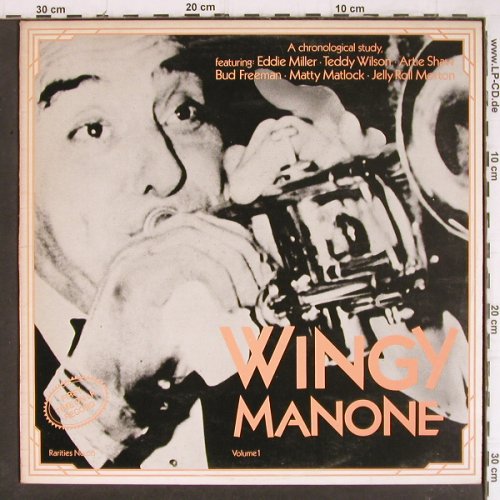 Manone,Wingy: Volume 1,(1928-34) m-/vg+, woc, Rarities(66), UK,  - LP - Y8291 - 7,50 Euro
