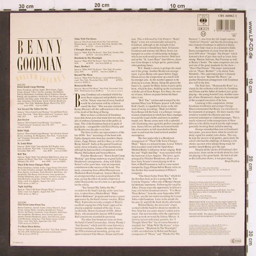 Goodman,Benny: Roll'em Vol.1 (1937-39), CBS (CBS 460062 1), NL, 1987 Typ: LP Best.-Nr.: Y8297 Preis: 7,50 Euro