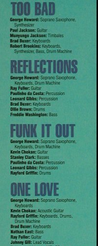 Howard,George: Reflections, MCA (42145), US, 1988 Typ: LP Best.-Nr.: Y8365 Preis: 6,00 Euro