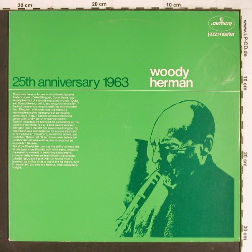 Herman,Woody: 25 Anniversary 1963, m-/vg+, Mercury (6336 369), NL, Ri Typ: LP Best.-Nr.: Y8374 Preis: 7,50 Euro
