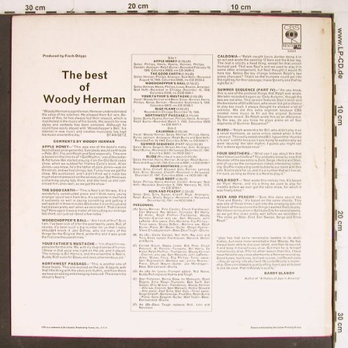 Herman,Woody: The Best Of, CBS (RM 52551), UK, Mono Typ: LP Best.-Nr.: Y8377 Preis: 7,50 Euro