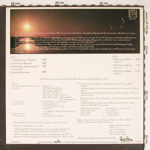 Hinze,Chris: Meditation and Matras Vol.2, Keytone (KYT 753), NL, 1987 Typ: LP Best.-Nr.: Y8379 Preis: 6,00 Euro