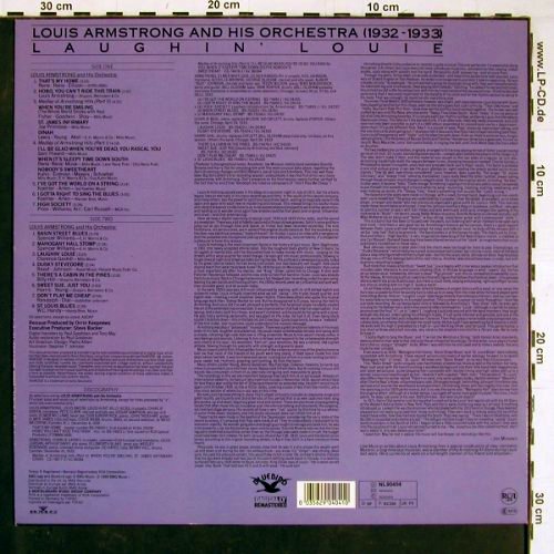 Armstrong,Louis & his Orch.: Laughin'Louie(1932-1933), Bluebird (NL 90404), D, 1989 Typ: LP Best.-Nr.: Y837 Preis: 7,50 Euro