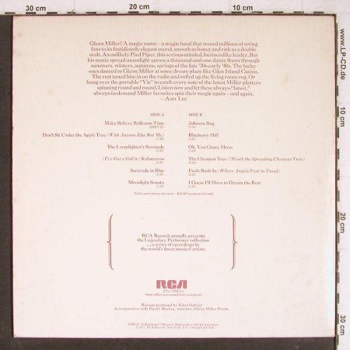 Miller,Glenn: Legendary Performer Vol.2 (1939-42), RCA(CPL1-2080), US, m-/vg+, 1977 - LP - Y8395 - 6,00 Euro