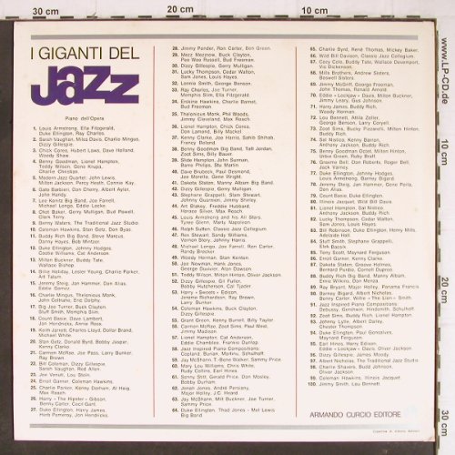 Charles,Ray/J.Turner/M.Slim/E.Fitzg: I Giganti Del Jazz 33,Foc, Curcio (GJ-33), I Typ: LP Best.-Nr.: Y8433 Preis: 7,50 Euro