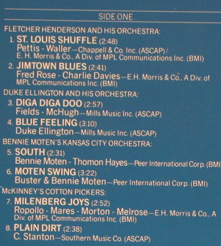V.A.Early Black Swing 1927-34: Fletcher Henderson... Armstrong, RCA(), D, 1989 - LP - Y8439 - 7,50 Euro