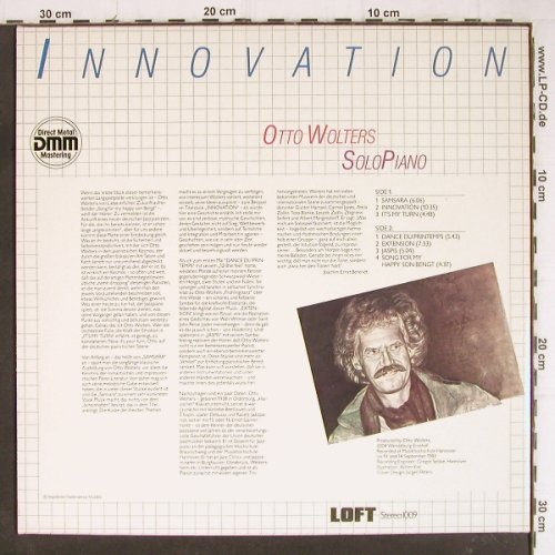 Wolters,Otto: Innovation:Solo Piano, Loft(1009), D, 1983 - LP - Y8448 - 6,00 Euro