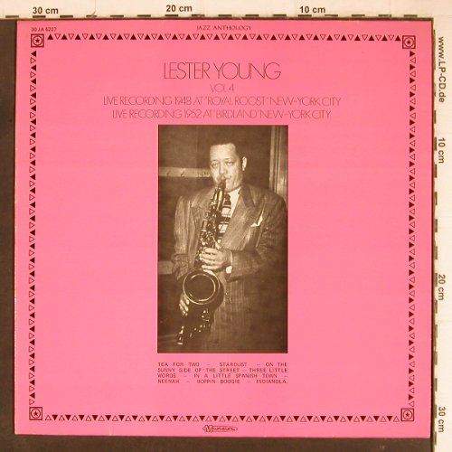 Young,Lester: Vol.4-Live Recording 1948 / 1952, Musidisc(30 JA 5227), F,  - LP - Y8458 - 7,50 Euro