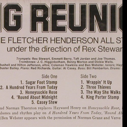 Fletcher Henderson All Stars: Big Reunion, Rex Stewart (1957), Hall of Fame (JG-624), US Typ: LP Best.-Nr.: Y8467 Preis: 7,50 Euro