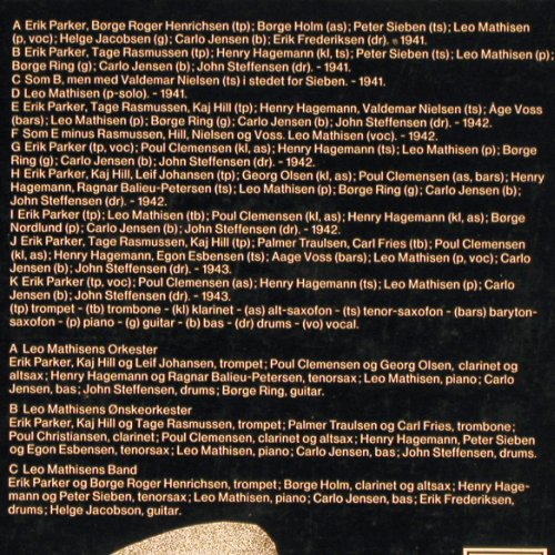 Mathisen,Leo: Take it Easy / How How,Foc(1941-43), EMI(J7-8), S, m-/vg+,  - 2LP - Y8530 - 7,50 Euro