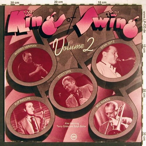 V.A.Kings of Swing Vol.2: Woody Herman,Getz,Flip Philips..., Verve(2683 067), UK,Foc,  - 2LP - Y8589 - 9,00 Euro