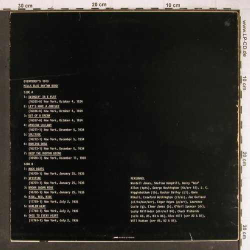Mills Blue Rhythm Band: 1934-35 Vol.1, Everybody(e-1013), S,  - LP - Y8672 - 7,50 Euro
