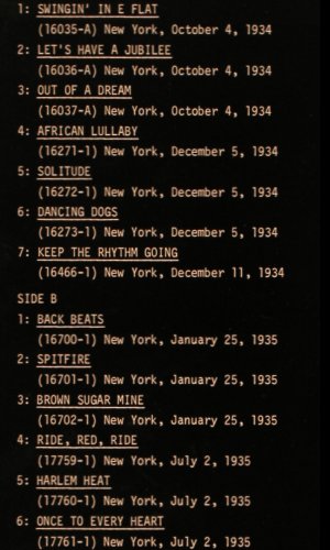 Mills Blue Rhythm Band: 1934-35 Vol.1, Everybody(e-1013), S,  - LP - Y8672 - 7,50 Euro