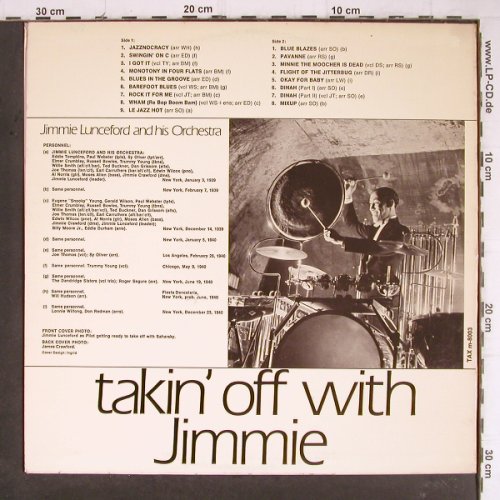 Lunceford,Jimmie: Takin' off with Jimmie, Tax(m-8003), S,  - LP - Y8683 - 9,00 Euro