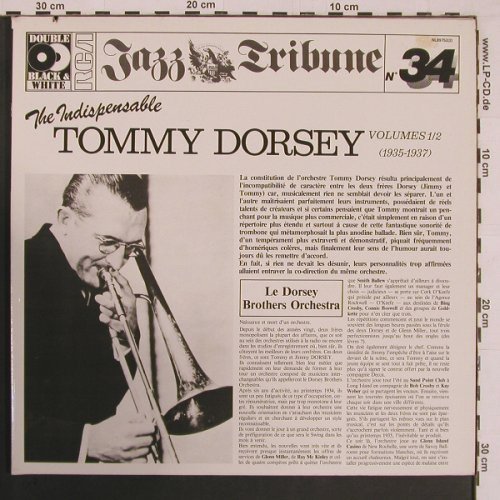 Dorsey,Tommy: The Indispensable Vol.1/2 (1935-37), RCA (NL89752(2)), D, co, Foc, 1982 Typ: 2LP Best.-Nr.: Y86 Preis: 9,00 Euro