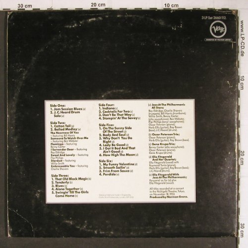 V.A.J.A.T.P. inTokyo 1953: Peterson,Krupa,Fitzgerald, vg+/vg-, Verve(2660 112), UK, Foc, 1972 - 3LP - Y8770 - 9,00 Euro