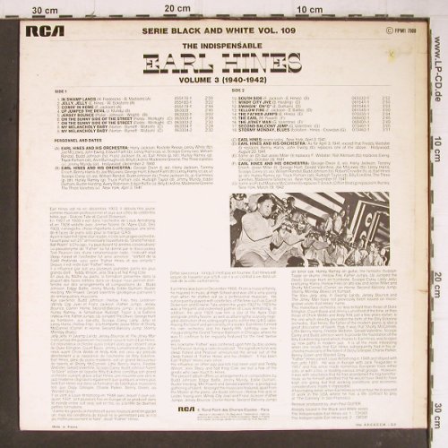 Hines,Earl: The Indispensable Vol.3 1940-42, RCA (FPM1 7000), F, m-/vg+ Typ: LP Best.-Nr.: Y8776 Preis: 7,50 Euro