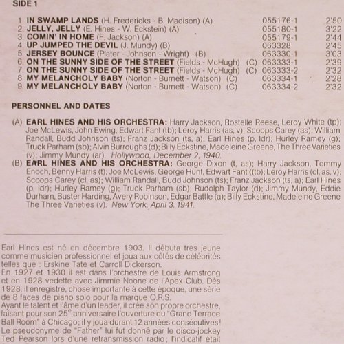 Hines,Earl: The Indispensable Vol.3 1940-42, RCA (FPM1 7000), F, m-/vg+ Typ: LP Best.-Nr.: Y8776 Preis: 7,50 Euro