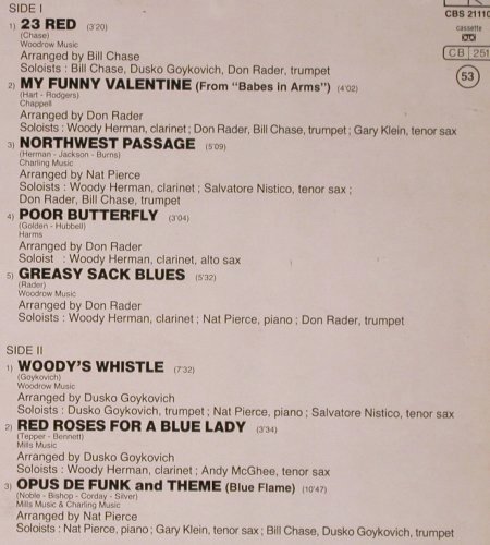 Herman,Woody: Woody's Winners (I Love Jazz), CBS (CBS 21 110), NL Typ: LP Best.-Nr.: Y8778 Preis: 6,00 Euro