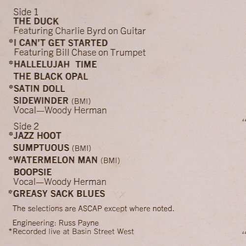 Herman,Woody  & the Herd: Jazz Hoot, m-/vg+, Columbia/CBS (C 32530), US, 1974 Typ: LP Best.-Nr.: Y8783 Preis: 9,00 Euro