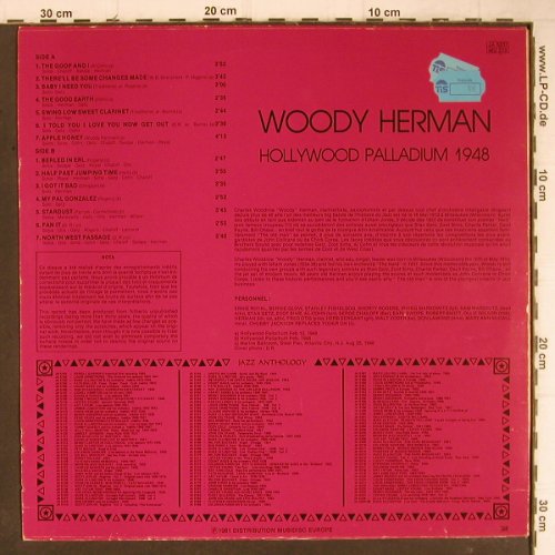 Herman,Woody: Hollywood Palladium 1948, Musidisc (JA 5237), F, 1981 Typ: LP Best.-Nr.: Y8788 Preis: 7,50 Euro