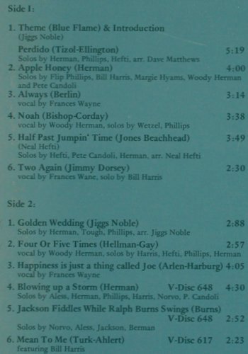 Herman,Woody & his Orchestra: The First Hers, Live 1944-1946, Solid Sender (SOL 506), D Typ: LP Best.-Nr.: Y8789 Preis: 9,00 Euro