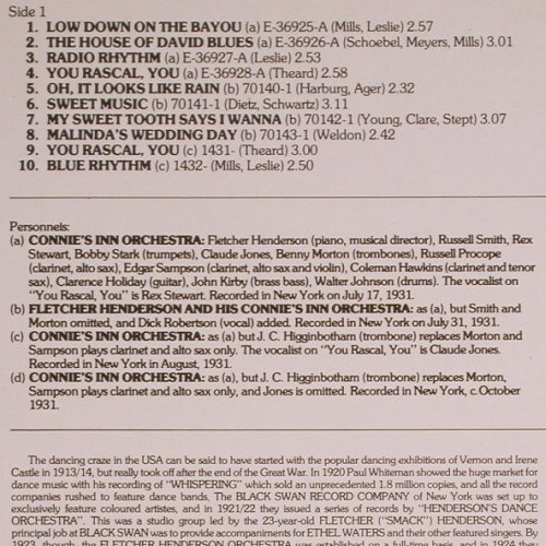 Henderson,Fletcher: Blue Rhythm (1931-32), VJM (VLP 64), UK, 1989 Typ: LP Best.-Nr.: Y8793 Preis: 7,50 Euro