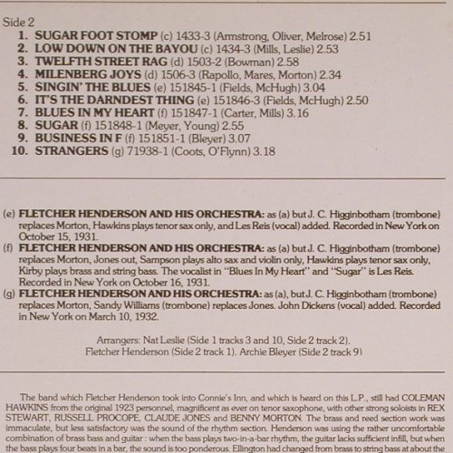 Henderson,Fletcher: Blue Rhythm (1931-32), VJM (VLP 64), UK, 1989 Typ: LP Best.-Nr.: Y8793 Preis: 7,50 Euro