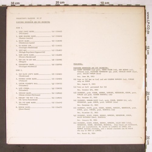 Henderson,Fletcher  and h.Orch.: Vol.1  m-/vg+, Collector's Classics (CC 27), UK Typ: LP Best.-Nr.: Y8798 Preis: 6,00 Euro